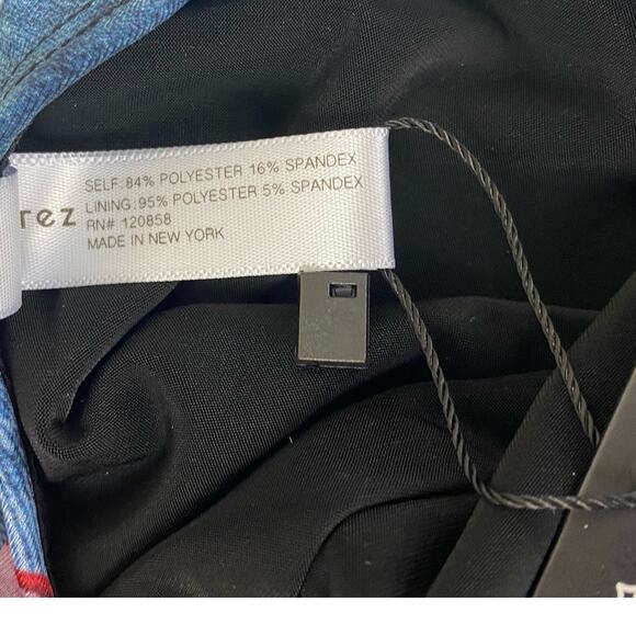 Terez Baby One Piece Denim Look Hipstapatch Swimsuit NEW Size 2 - Picture 5 of 5